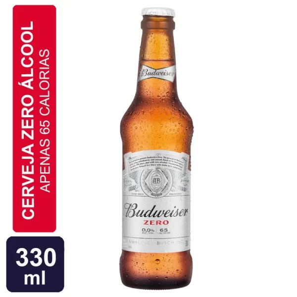 Cerveja Budweiser 0,0% GRF - 330ml