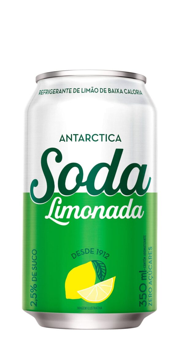 Refrigerante Soda Limonada Zero Lata - 350ml