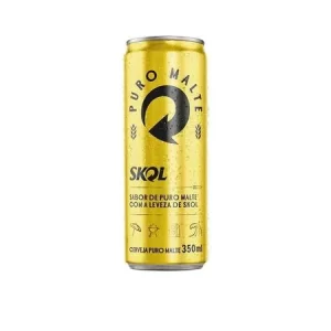 Cerveja Skol Puro Malte Lata - 310ml