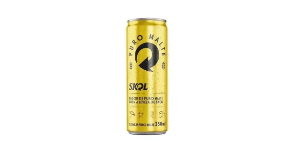 Cerveja Skol Puro Malte Lata - 310ml