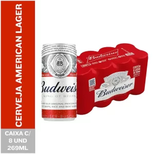 Cerveja Budweiser Lata - 269ml