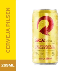Cerveja Skol Pilsen Lata - 269ml