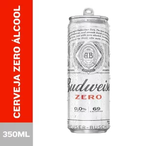 Cerveja Budweiser 0,0% Lata - 350ml