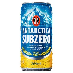 Cerveja Antarctica Subzero Lata - 269ml